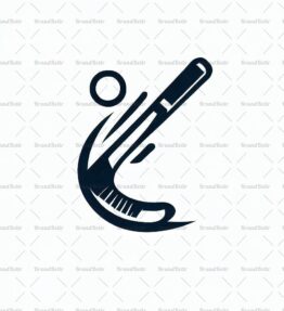 Hockeyschläger und Puck
